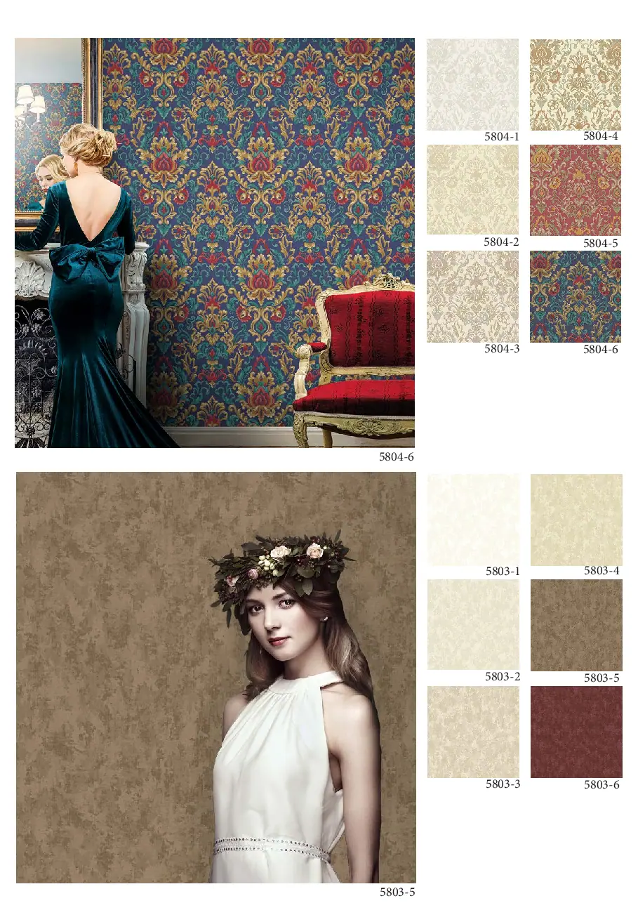 Kalinka duvar kağıdı katalog sayfası model 3