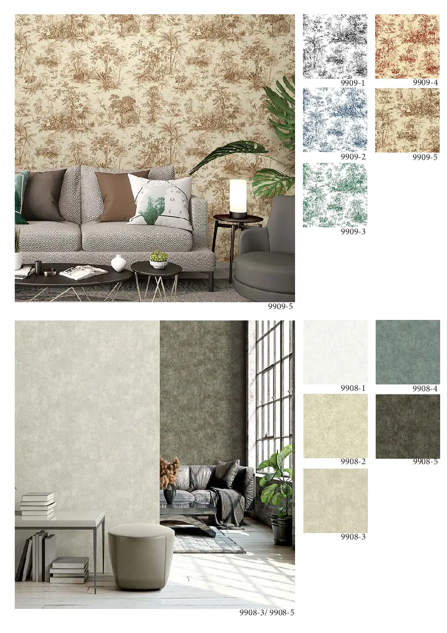 Tropicano duvar kağıdı katalog sayfası model 3